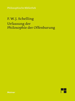 cover image of Urfassung der Philosophie der Offenbarung